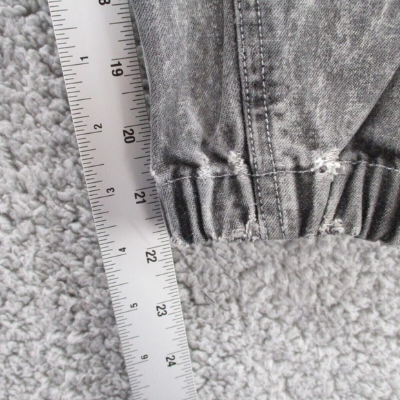 Vintage 90's Levi's Sport Jeans Kids 8 Acid Wash Zip Pockets Elastic Button Snap - Picture 7 of 14